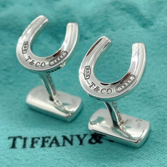 Tiffany 1837 Horseshoe Luck Cufflinks in Sterling Silver - Picture 3 of 10